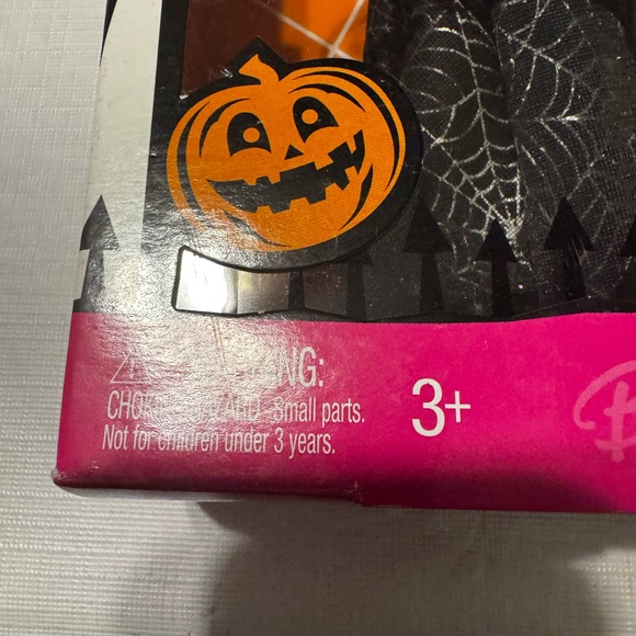 Barbie Doll 2008 Trick Or Chic Halloween M3539 Mattel Blonde Orange Black Witch - Picture 6 of 9